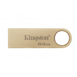 Kingston Technology DataTraveler SE9 G3 USB-muisti 64 GB USB A-tyyppi 3.2 Gen 1 (3.1 Gen 1) Kulta