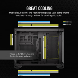 Corsair 2500X Midi Tower Musta