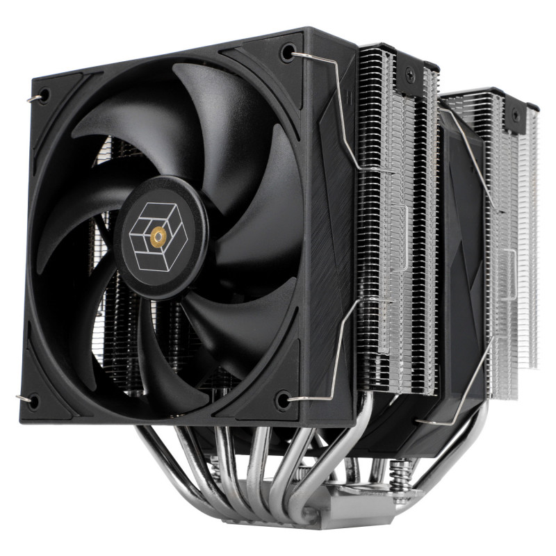 Thermalright Royal pretor 130 Suoritin Jäähdytyslevy jäähdytin 13 cm musta, Hopea