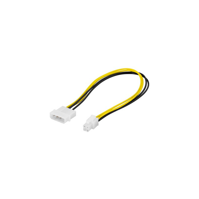 Deltaco SSI-40 cable gender changer 4-pin ATX12V (P4) Musta, Valkoinen, Keltainen Deltaco SSI-40 cable gender changer 4-pin ATX12V (P4) Musta, Valkoinen, Keltainen