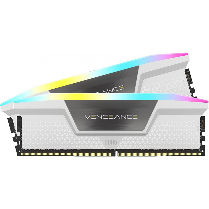 Corsair 32GB (2K) DDR5 6200MHz Vengeance RGB W muistimoduuli 2 x 16 GB Corsair 32GB (2K) DDR5 6200MHz Vengeance RGB W muistimoduuli 2 x 16 GB