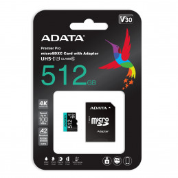 ADATA Premier Pro flash-muisti 512 GB MicroSDXC Luokka 10