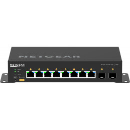NETGEAR GSM4210PX-100EUS verkkokytkin Hallittu L2 L3 Gigabit Ethernet (10 100 1000) Power over Ethernet -tuki Musta